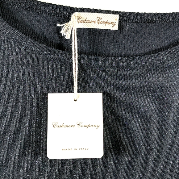 NWT Girocollo Lurex Fiocchi Cashmere Co. Lana top - Picture 2 of 9